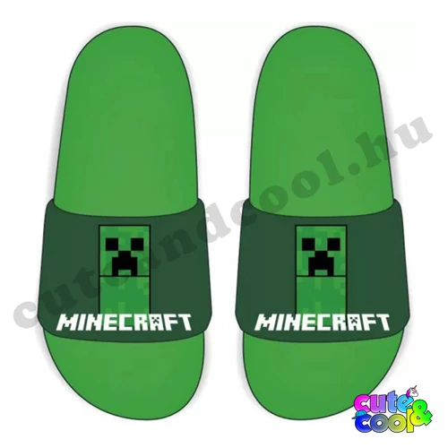 minecraft mintás gyerek papucs