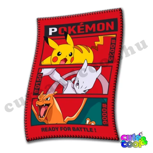 pokémon meleg polár takaró gyerekajándék