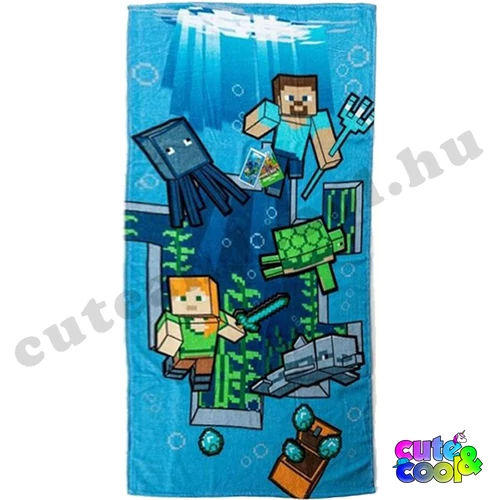 minecraft gyerek törölköző