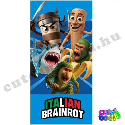 italian brainrot fürdőlepedő