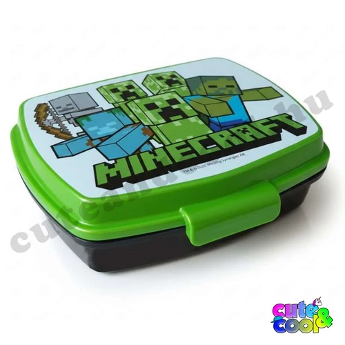 Minecraft műanyag szendvicsdoboz