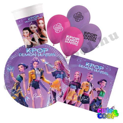 k-pop demon huntes 8 fős party szett