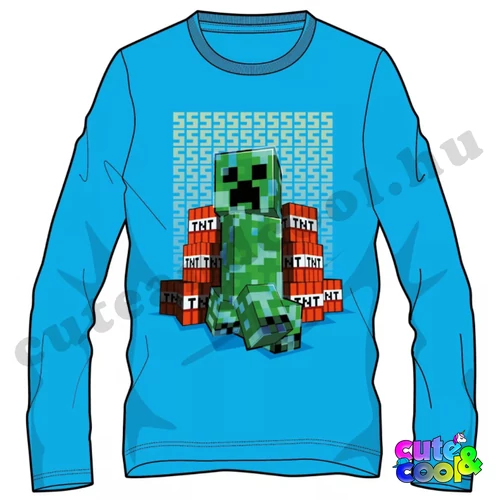 minecraftos póló gyerekeknek