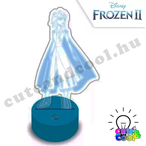Disney frozen jégvaráézs elza éjjeli fény hangulat lámpa