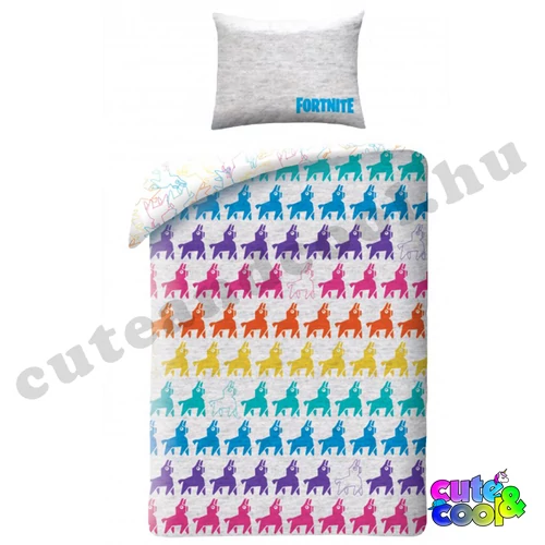 Fortnite Llama cotton bed linen