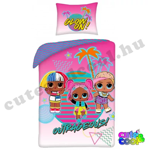LOL Surprise Glow On cotten bed linen
