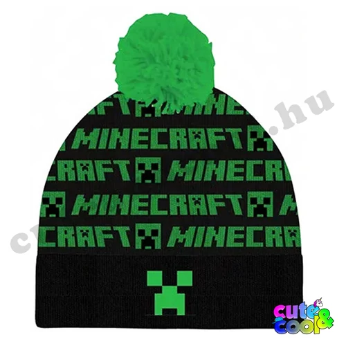 Minecraft inscription Creeper beanie