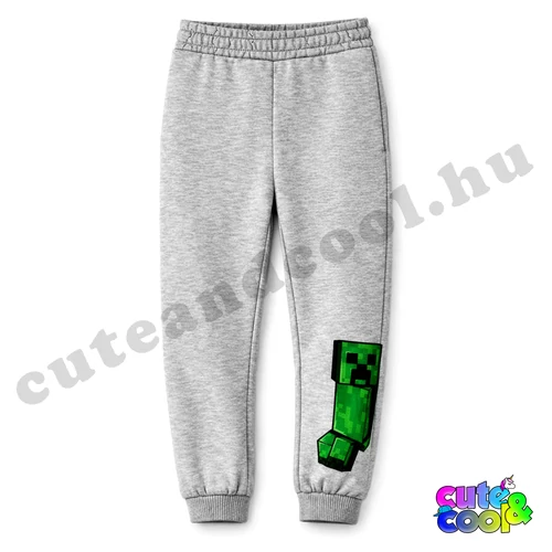 minecraftos nadrág gyerekeknek