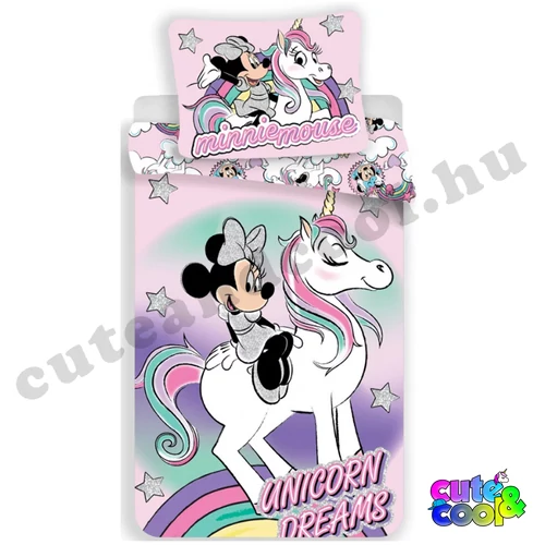 Minnie Mouse Unicorn dreams cotton bed linen