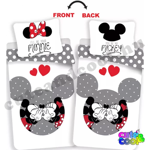 Minnie&Mickey Be Mine cotton bed linen