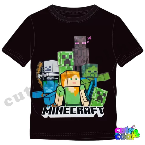 Minecraft Alex and Monsters kid T-shirt
