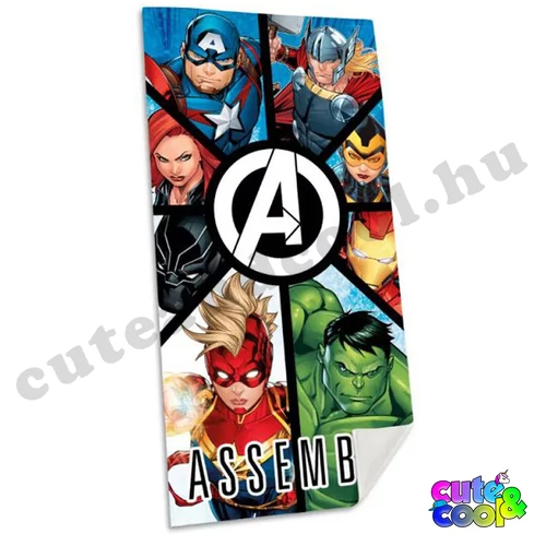 marvel bosszúállók gyerek strandtörölköző
