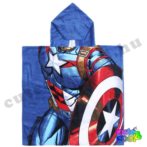 Marvel Avengers Captain America kids poncho
