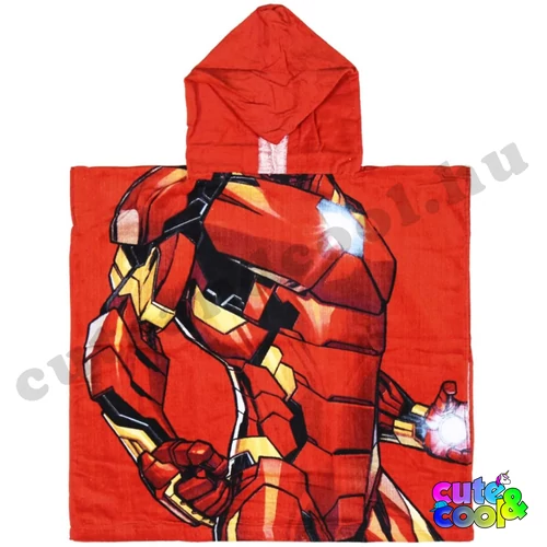 Marvel Avengers Iron-Man kids poncho