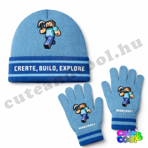 minecraft spaka kesztyű szett