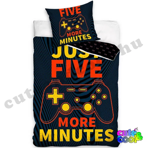 Gamer Just more 5 minutes cotton bed linen
