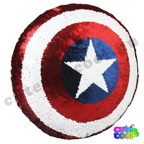 marvel amerika kapitány párna simiflitterrel