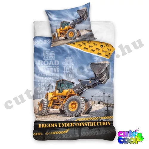 munkagépes markolós gyerekágyneműhuzat
