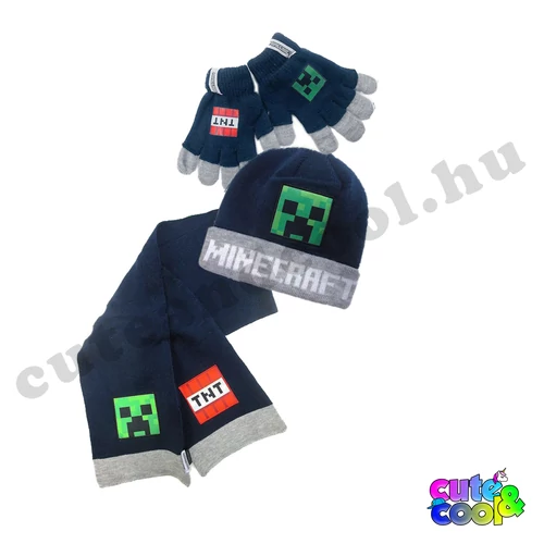 Minecraft sapka szett
