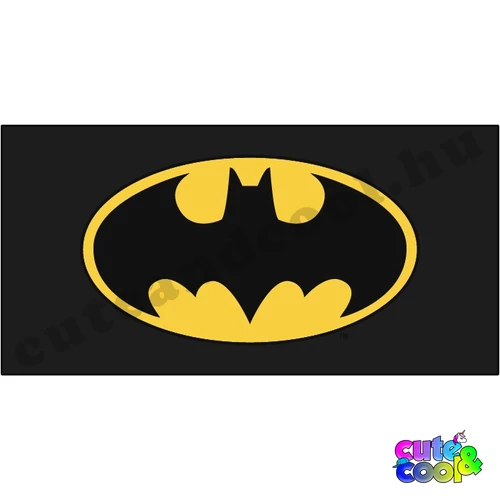 Batman logo beach towel