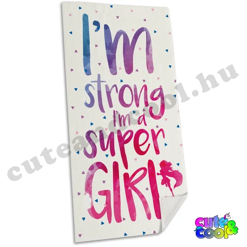 Super Girl beach towel