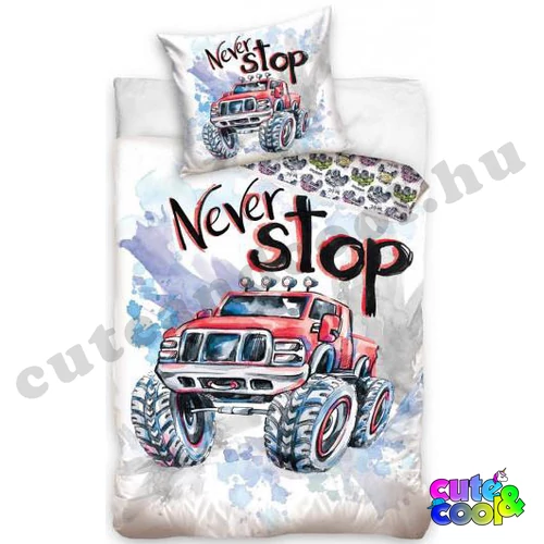 Monster Truck ágyneműhuzat-Pamut