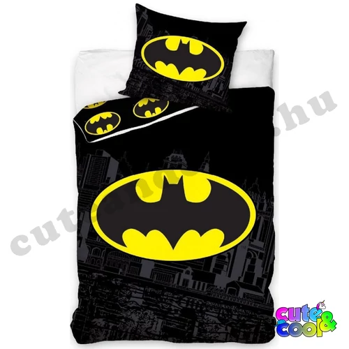 Batman logo cotton bed linen