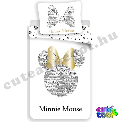 Gold Minnie ágyneműhuzat - Pamut