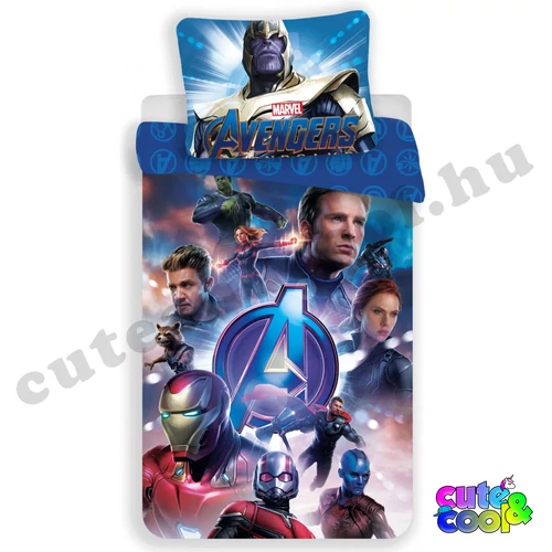 Avengers Bosszúállók ágyneműhuzat - Pamut