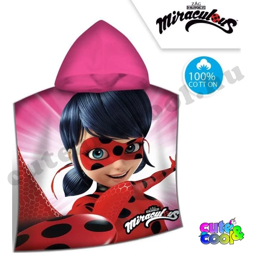 Miraculous kids poncho