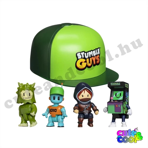stumble guys mini figura sapkával