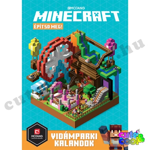 Book in Hungarian - Minecraft - Építsd meg - Vidámparki Kalandok - Könyv