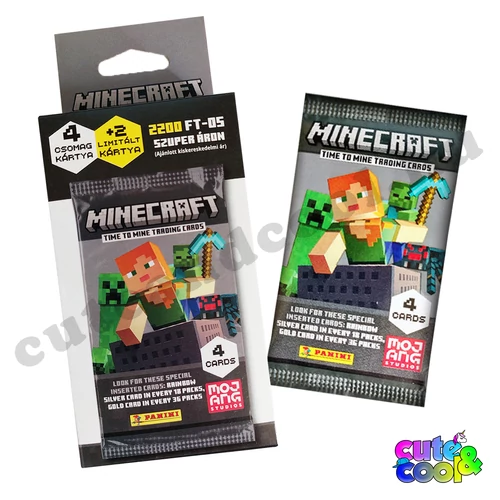 minecraftos kártya csere-bere