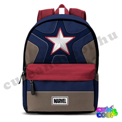 Marvel Captain America USB charge ergonomic school bag