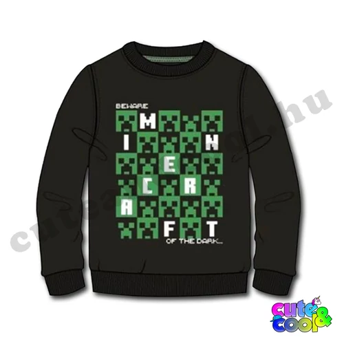 minecraftos pulóver gyerekeknek