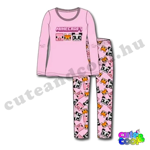 minecraftos lányos pizsama