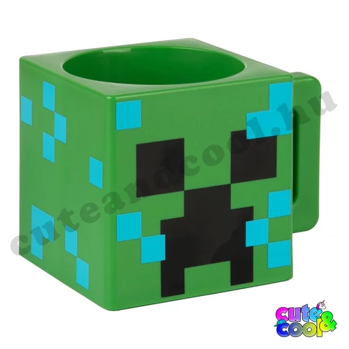 Minecraftos creeper bögre
