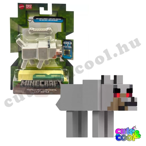 minecraft farka játékfigura