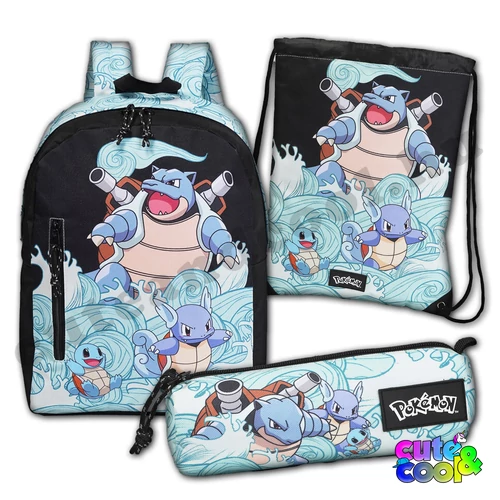 pokémon squirtle iskolatáska szett