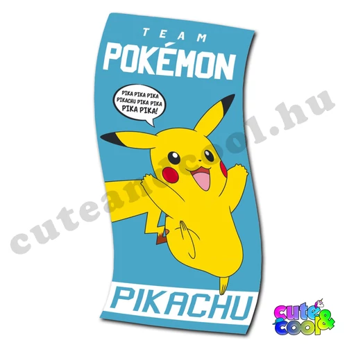 pokémonos törülköző strandlepedő