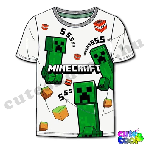 minecraft mintás gyermek felső