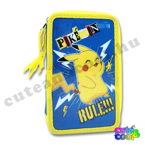 pokémonos tolltartó 3 emeletes töltött