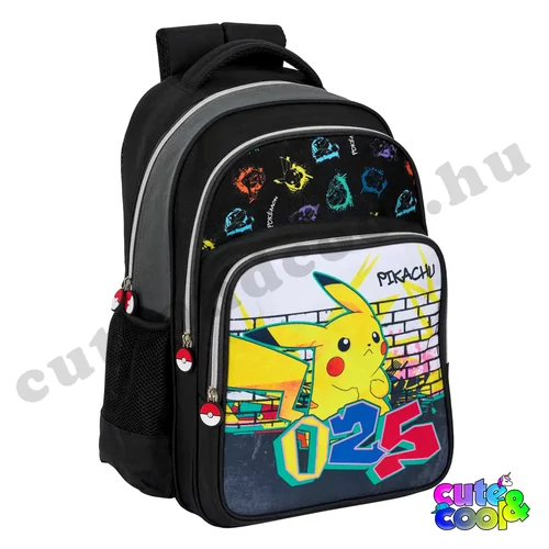 pokémon pikachu ergonomikus iskolatáska