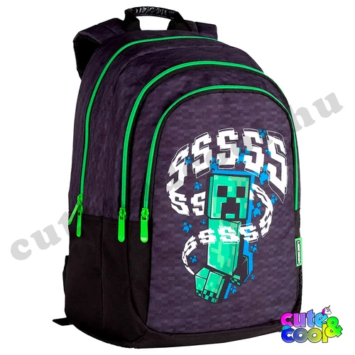Minecarftos minőségi iskolatáska