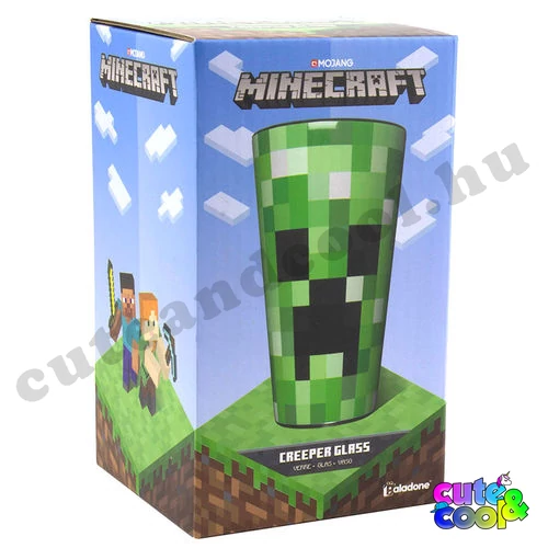 Minecraft Creeper thick-walled glass