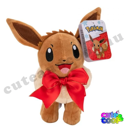 plüss pokémon eevee figura lányos masnival
