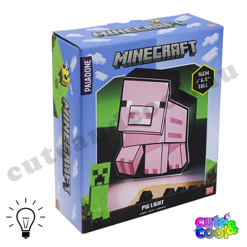 minecraftos ajándék hangulatfény figura