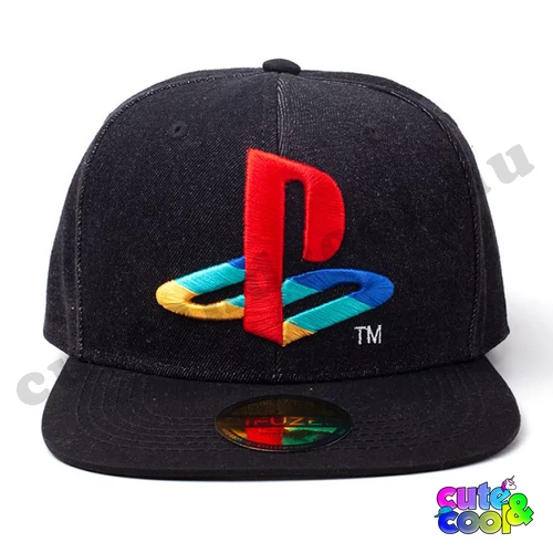 Playstation colorful PS logo snapback cap