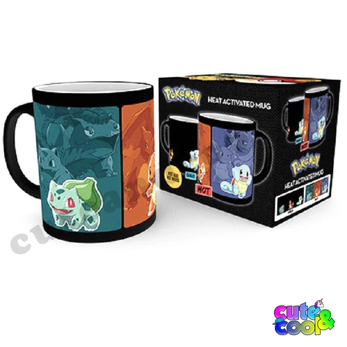 Pokémon hőre változó evolúció bögre