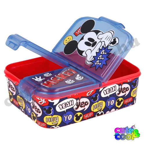 Mickey egeres osztott uzsonnásdoboz